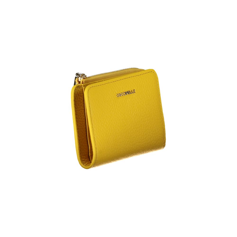 Coccinelle Yellow Leather Wallet