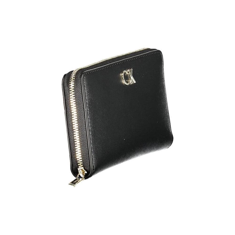Calvin Klein Black Polyethylene Women Wallet CA-14086