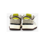 D.A.T.E Beige Leather Sneaker
