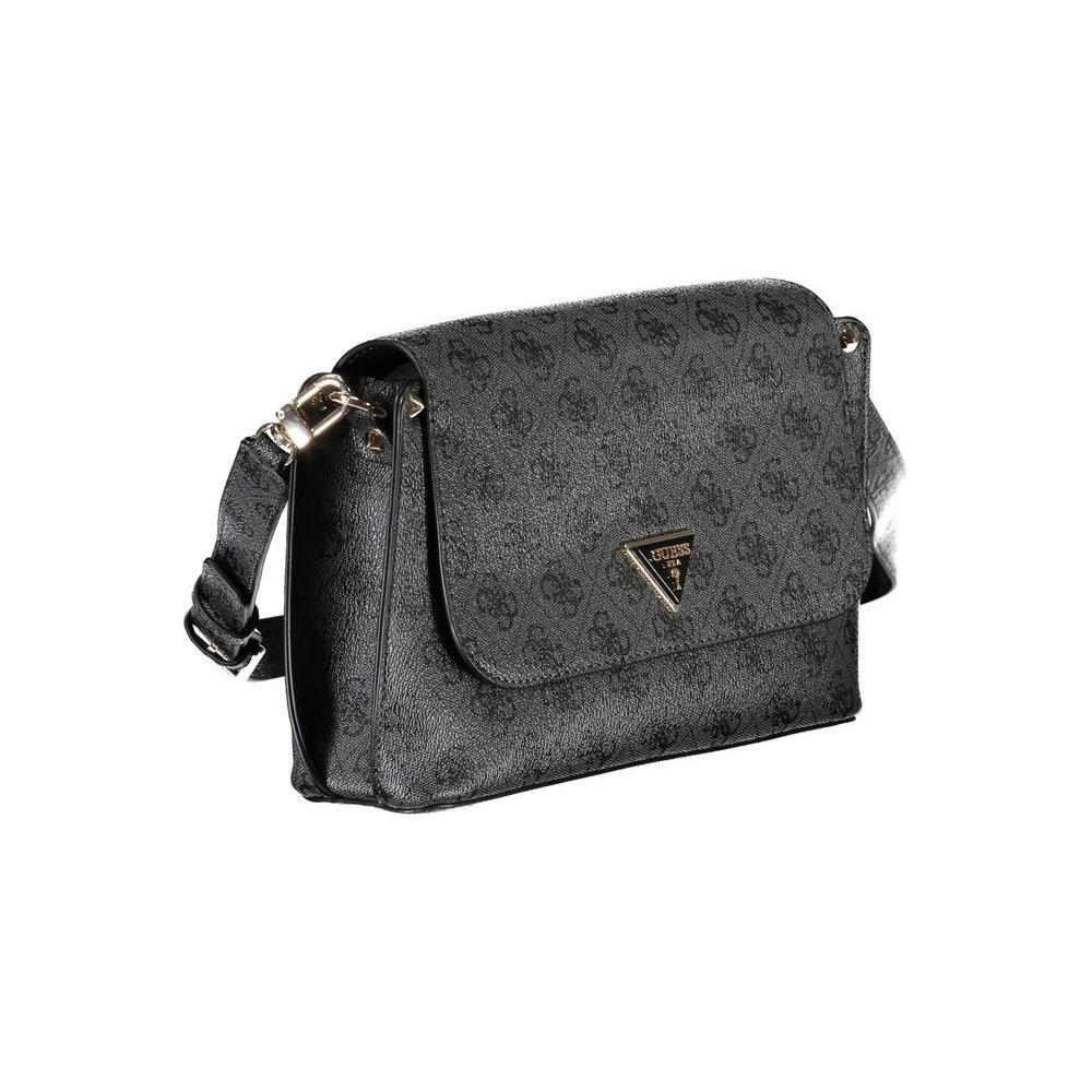 Guess Jeans Black Polyethylene Handbag