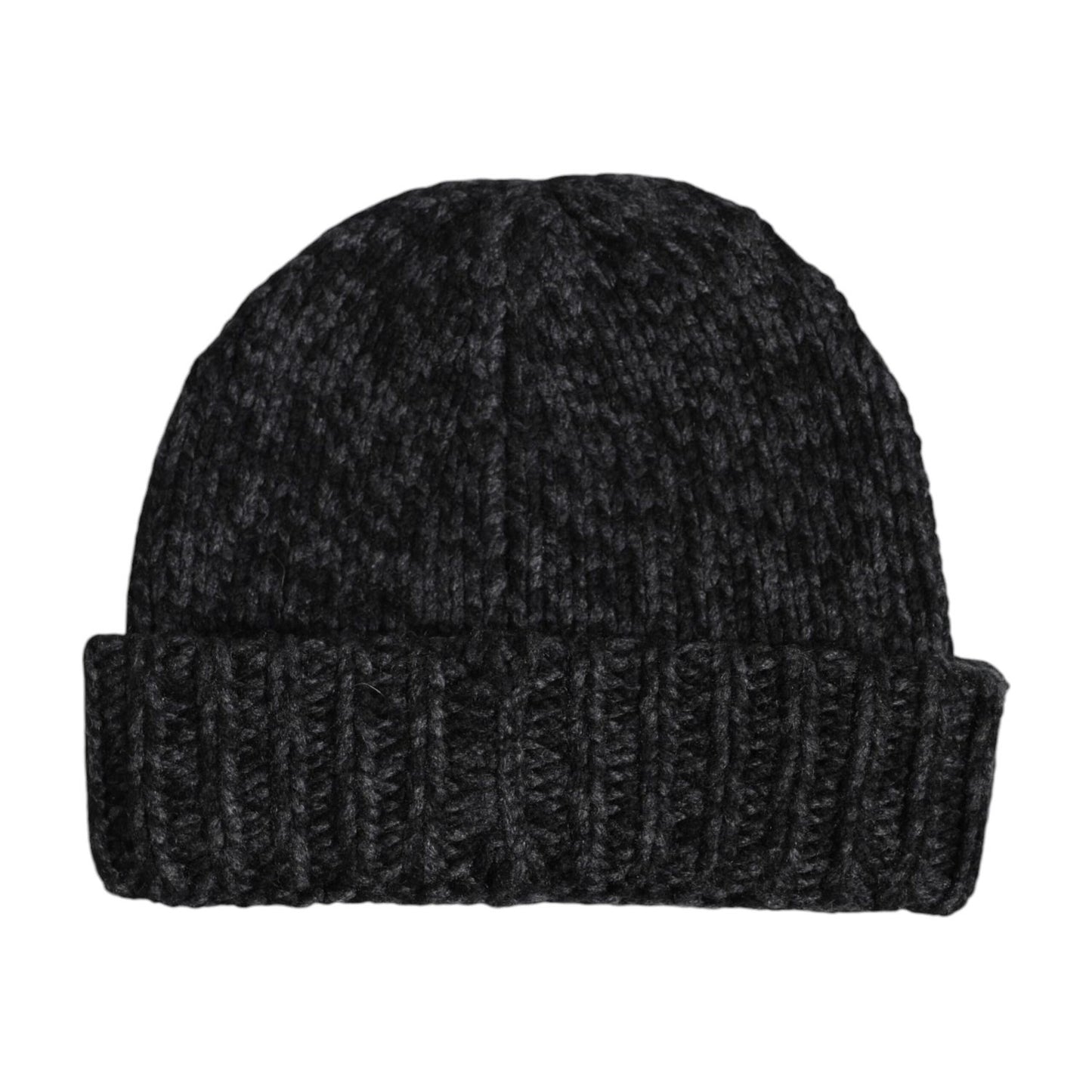 Dolce & Gabbana Gray Cashmere Knitted Winter Beanie Hat HAT9665