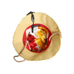 Dolce & Gabbana Yellow Cotton Wide Brim Bucket HAT9696-59