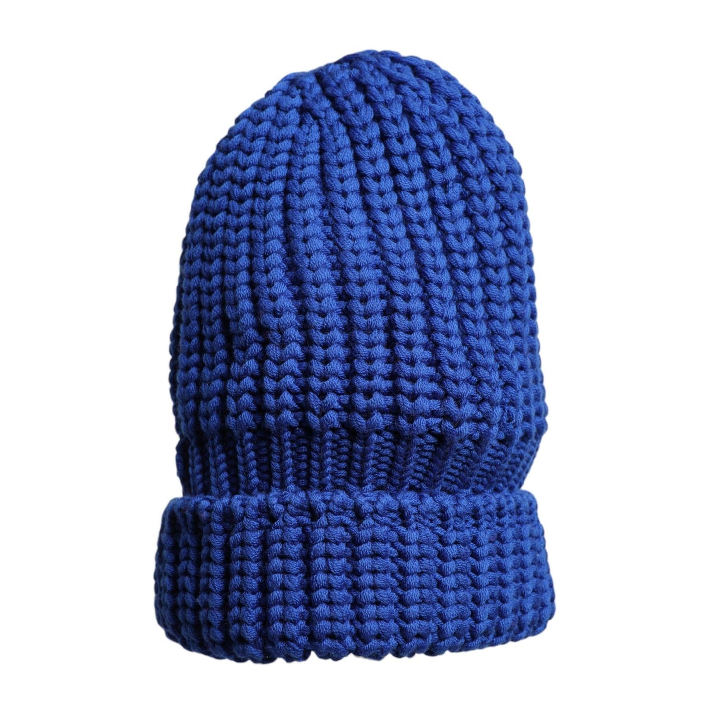 Dolce & Gabbana Blue Wool Knitted Winter Beanie Hat HAT9795