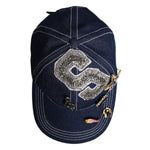 Dolce & Gabbana Blue Crystal Embellishment Baseball Cap HAT9651-57