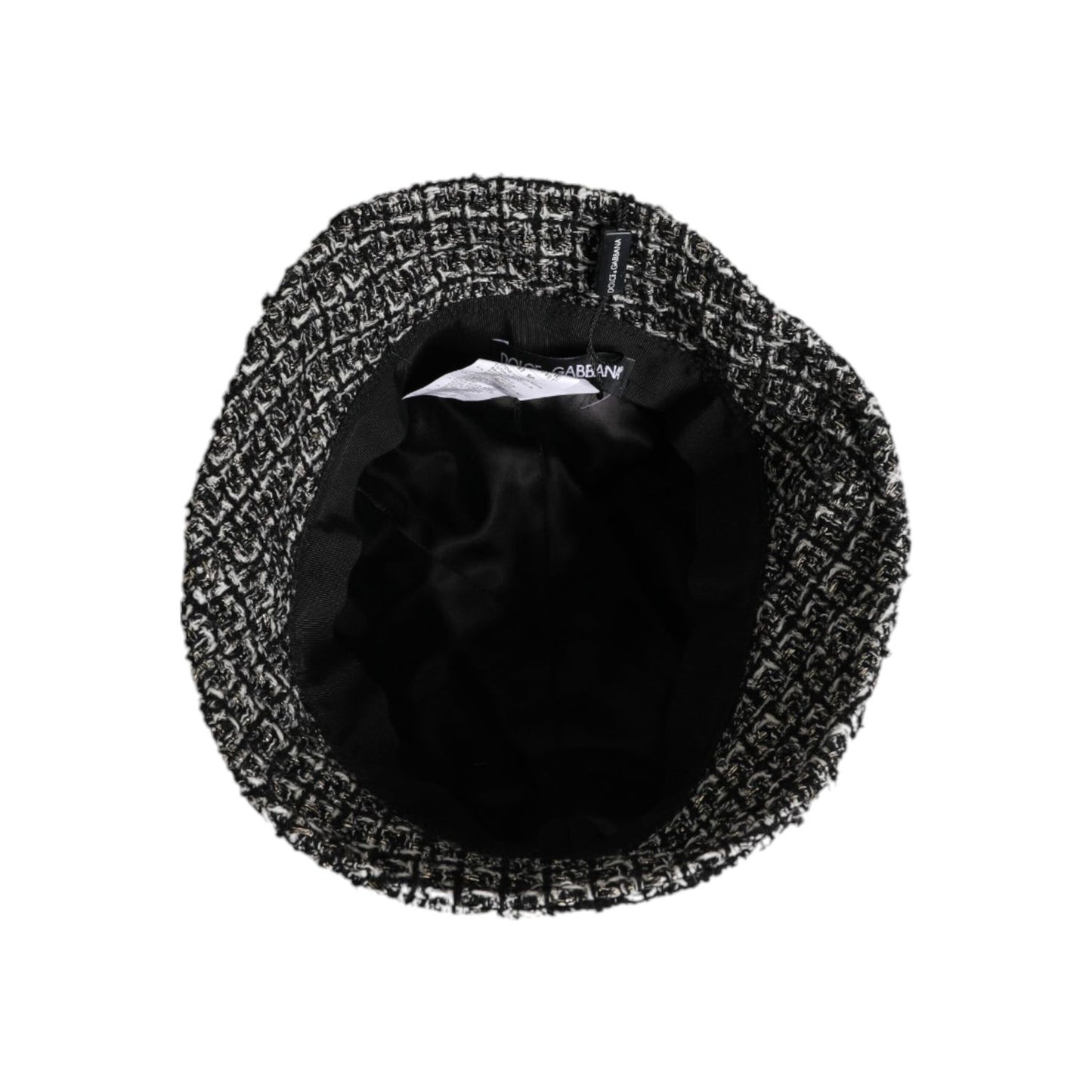 Dolce & Gabbana Black Cotton Blend Bucket Hat HAT9724-57