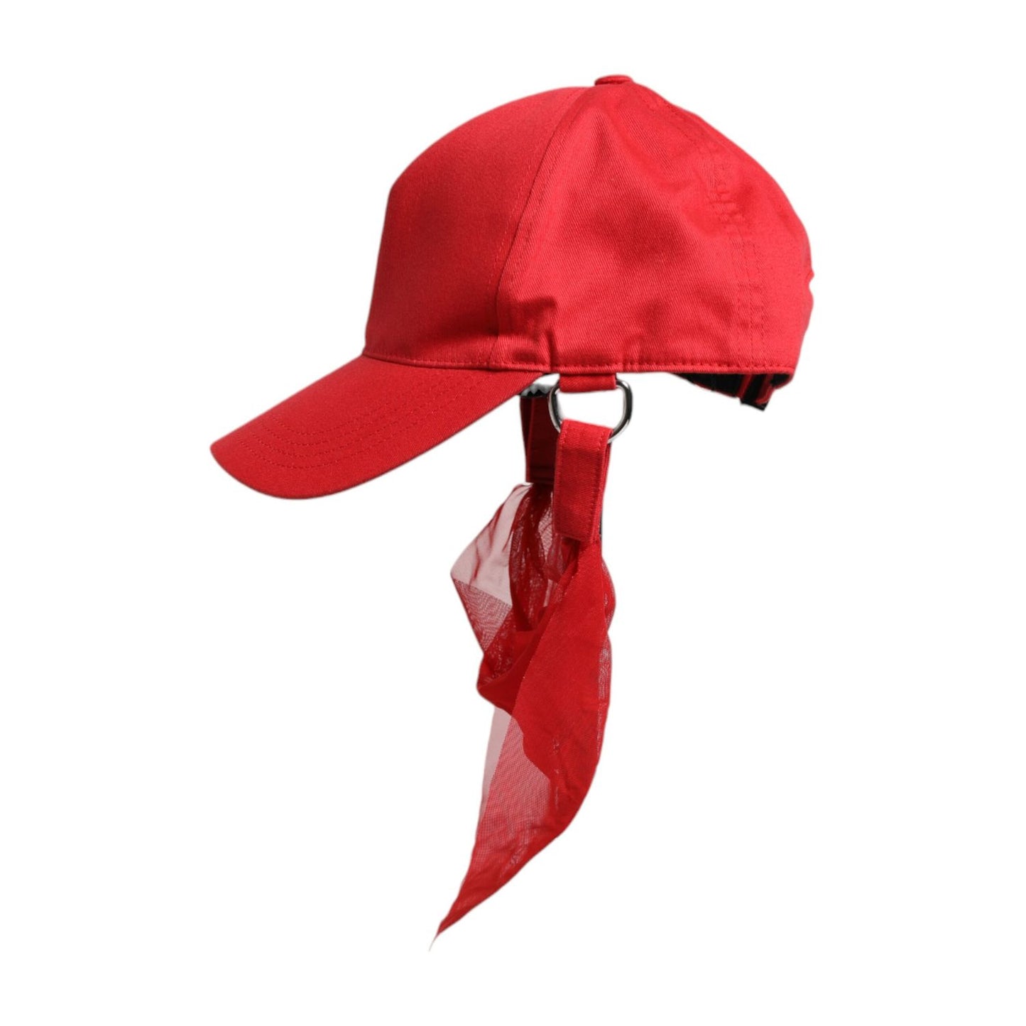 Dolce & Gabbana Red Cotton 6 Panels Women Baseball Cap HAT9743-57