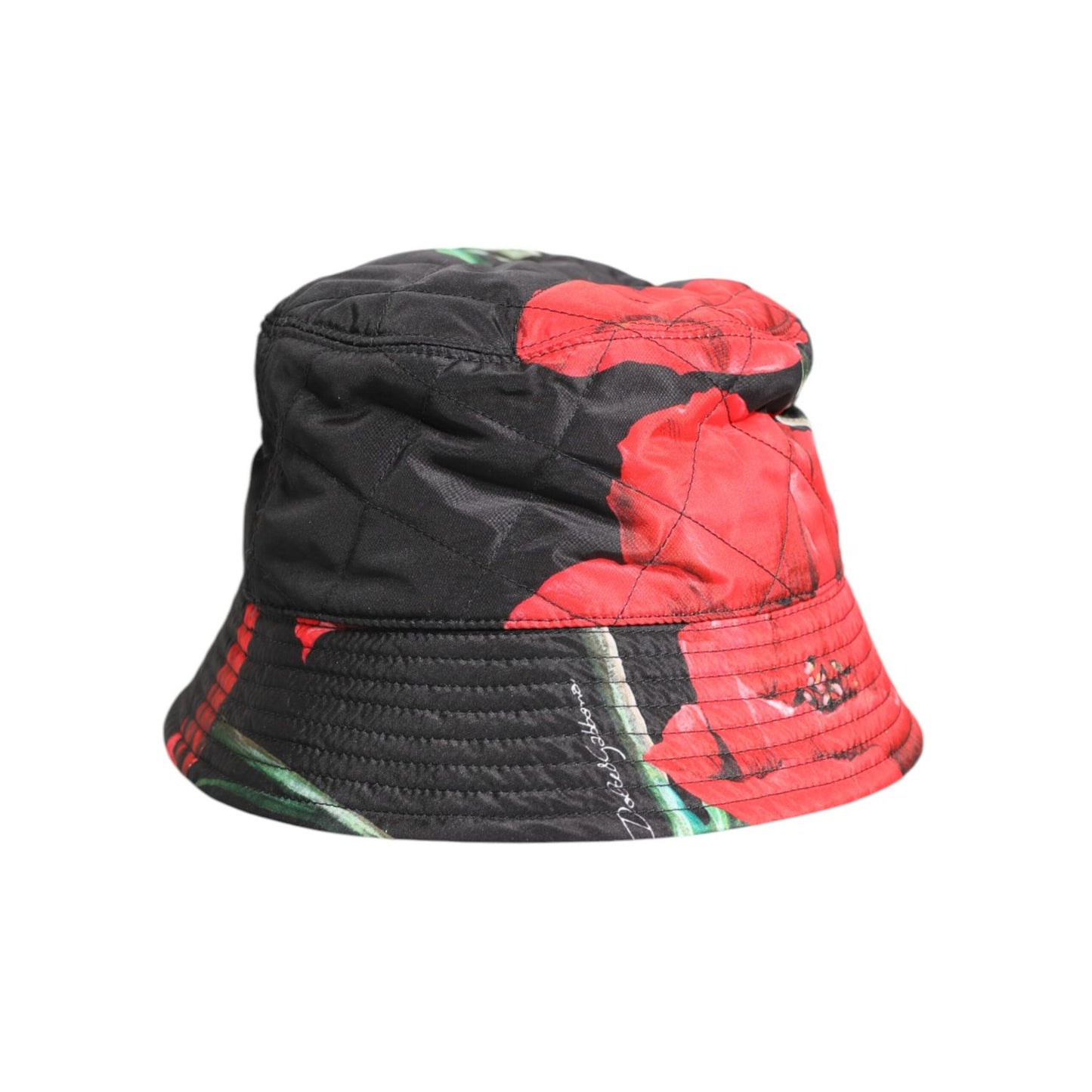 Dolce & Gabbana Multicolor DG Plaque Wide Brim Bucket Hat HAT9763-57