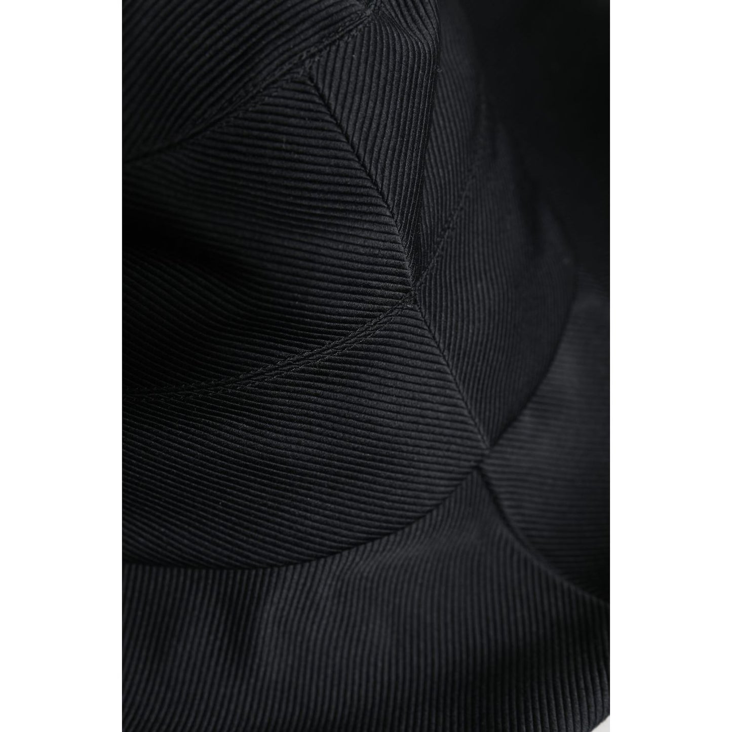 Dolce & Gabbana Black Cotton Wide Brim Fedora Hat HAT9774-57
