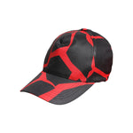 Dolce & Gabbana Red Black Lace Tulle Cotton Baseball Cap HAT9801-57