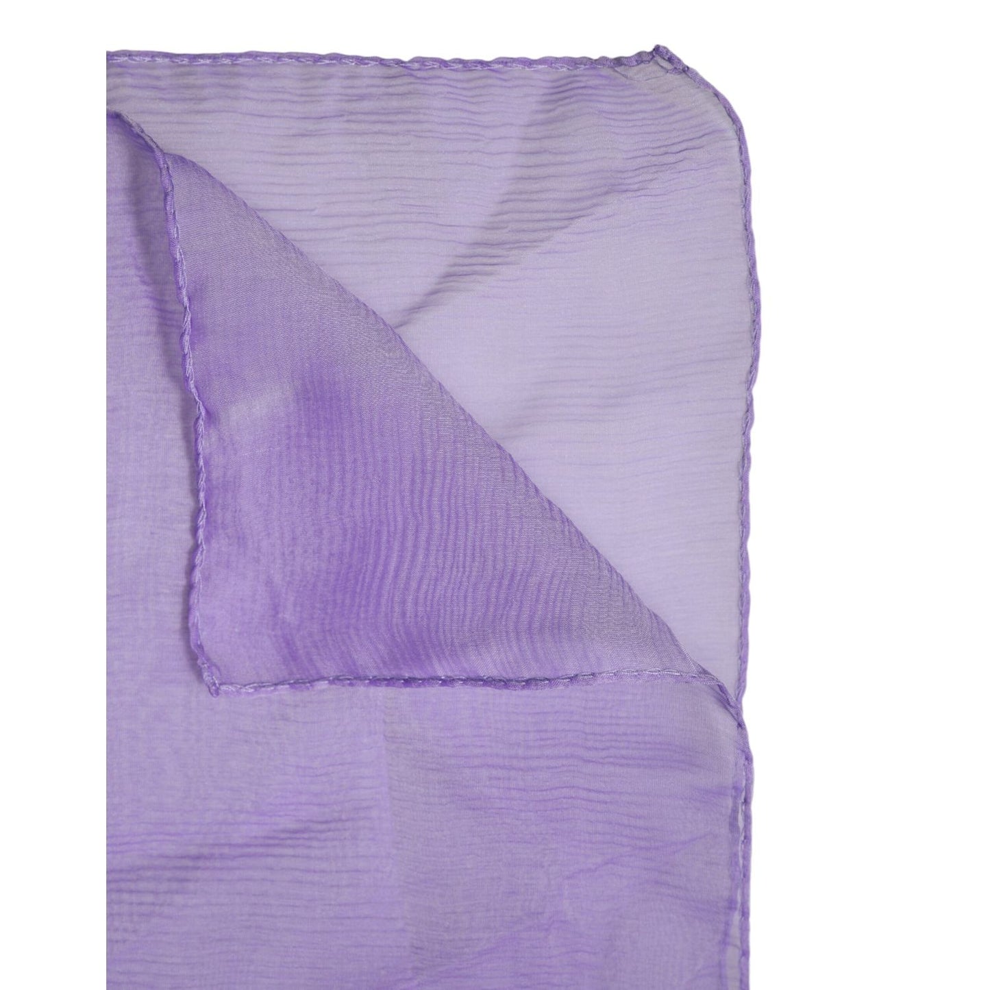 Dolce & Gabbana Purple Silk Rectangle Wrap Shawl Scarf MS7502