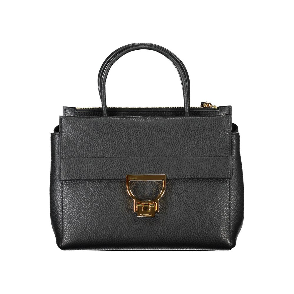 Coccinelle Black Leather Women Handbag Coccinelle Dark Slate Gray