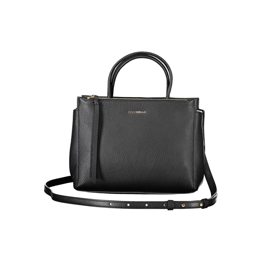 Coccinelle Black Leather Women Handbag Coccinelle Dark Slate Gray