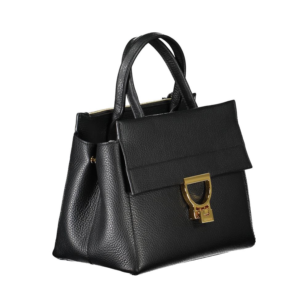 Coccinelle Black Leather Women Handbag Coccinelle Dark Slate Gray