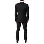 Dolce & Gabbana Black Wool Single Breasted 2 Piece Suit KOS2274-48