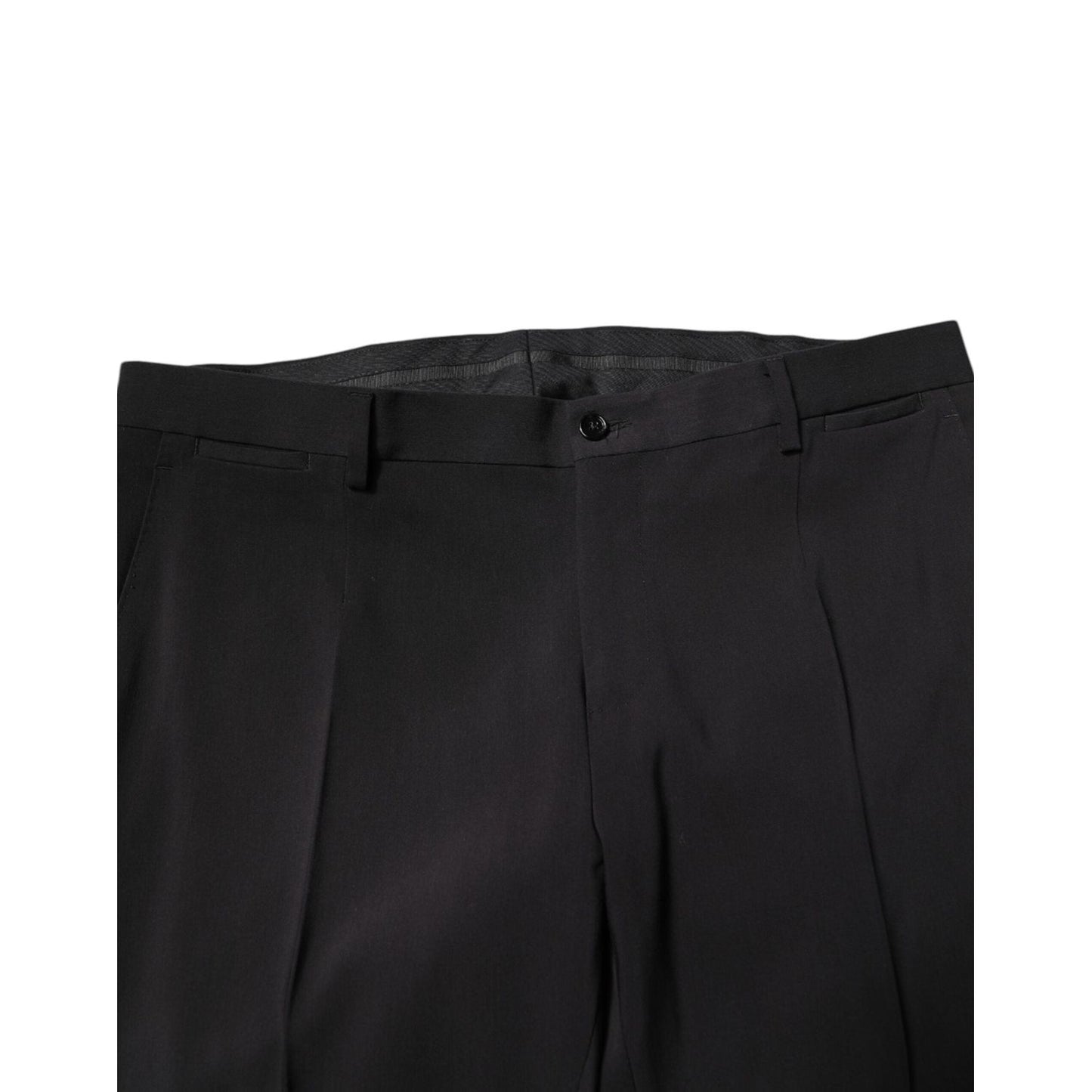 Dolce & Gabbana Black Cotton Single Breasted 2 Piece Suit KOS2300-54