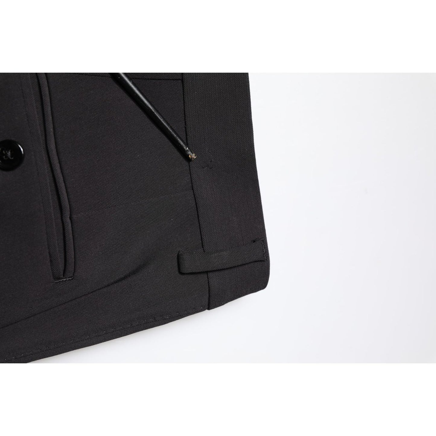 Dolce & Gabbana Black Cotton Single Breasted 2 Piece Suit KOS2300-54
