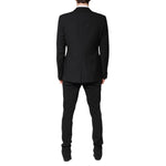 Dolce & Gabbana Black Wool Single Breasted 2 Piece Suit KOS2301-52