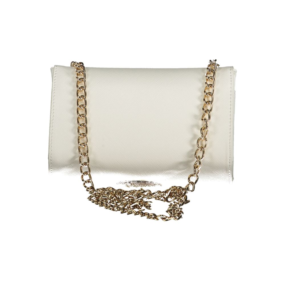 Valentino Bags White Polyethylene Handbag Valentino Bags Light Gray