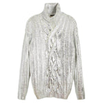 Balmain Brown Wool Men Turtleneck Sweater BA-15360-M