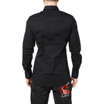 Dolce & Gabbana Black GOLD Cotton Long Sleeves Dress Shirt TSH87819-37