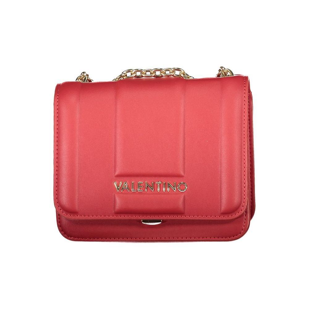 Mario Valentino Red Polyethylene Women Handbag