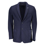 Gant Blue Wool Men Jacket GA-1362-IT46 | S