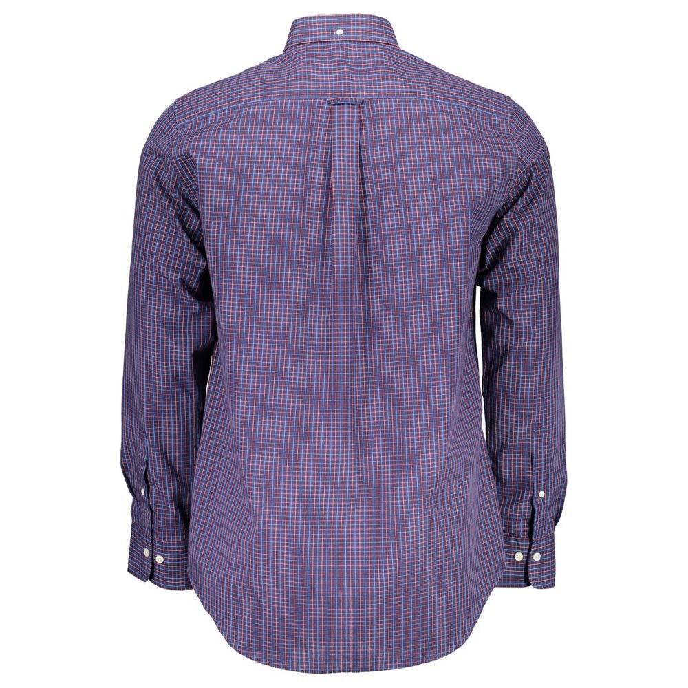 Gant Blue Cotton Men Shirt GA-5625-S