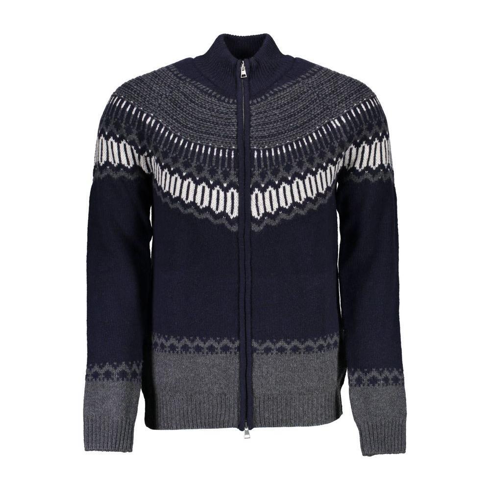Gant Elegant Long Sleeve Zip Cardigan in Blue GA-24117-S