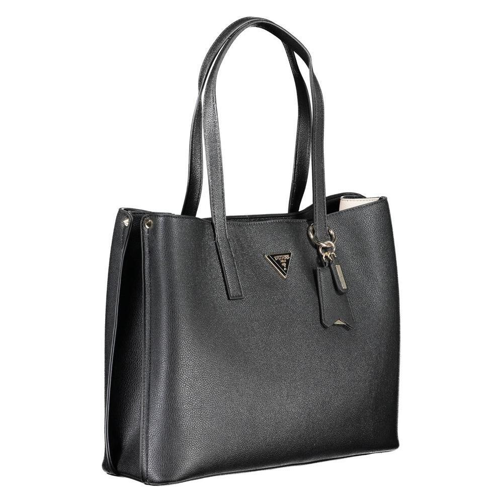 Guess Jeans Black Polyethylene Handbag