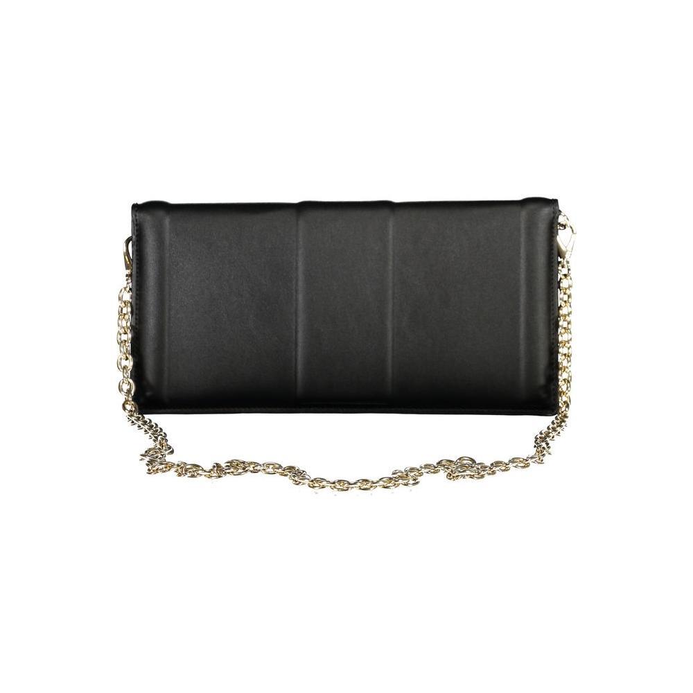 Mario Valentino Black Polyethylene Women Handbag