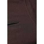 Dolce & Gabbana Brown Silk Logo Embroidery Crew Neck T-shirt