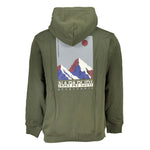 Napapijri Green Cotton Men Sweater NA-25308-M