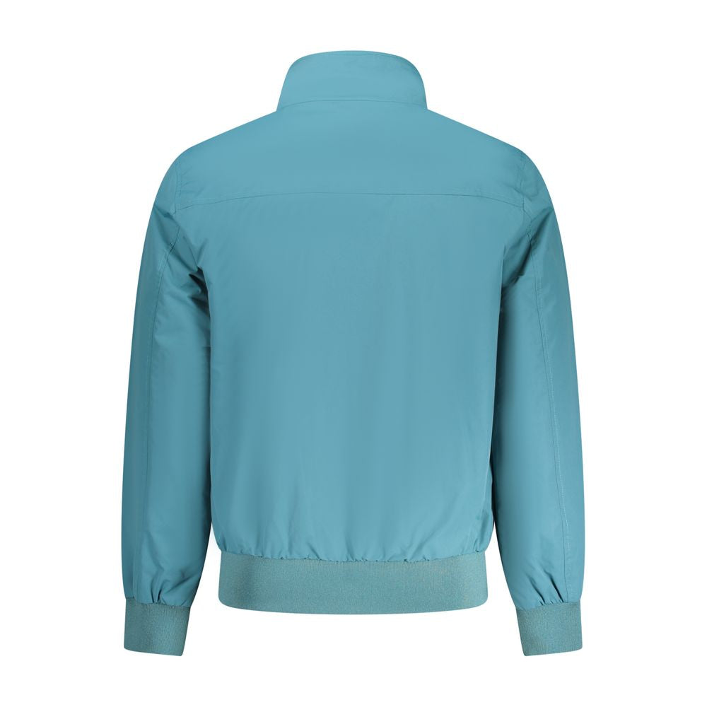North Sails Green Polyamide Jackets & Coat, long sleeve, slim fit, back view
