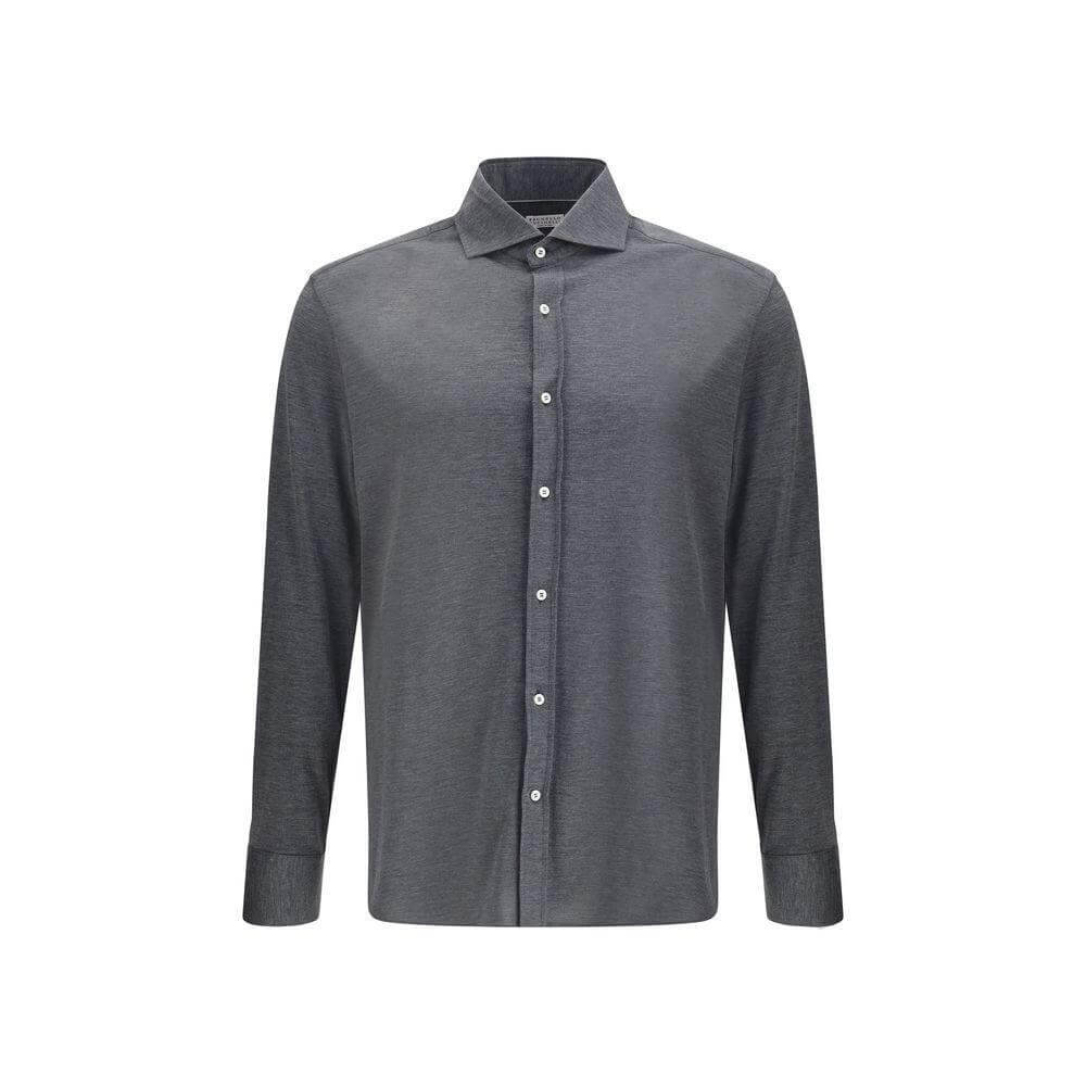 Brunello Cucinelli Silk Shirt BR-MH8366686C572-XL