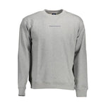 North Sails Gray Cotton Men Sweater NO-12586-XL