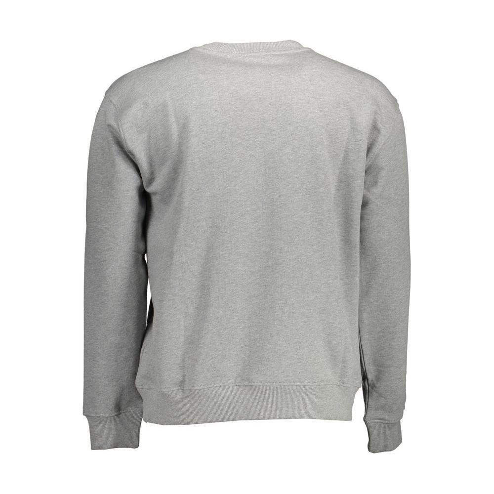 North Sails Gray Cotton Men Sweater NO-12586-XL