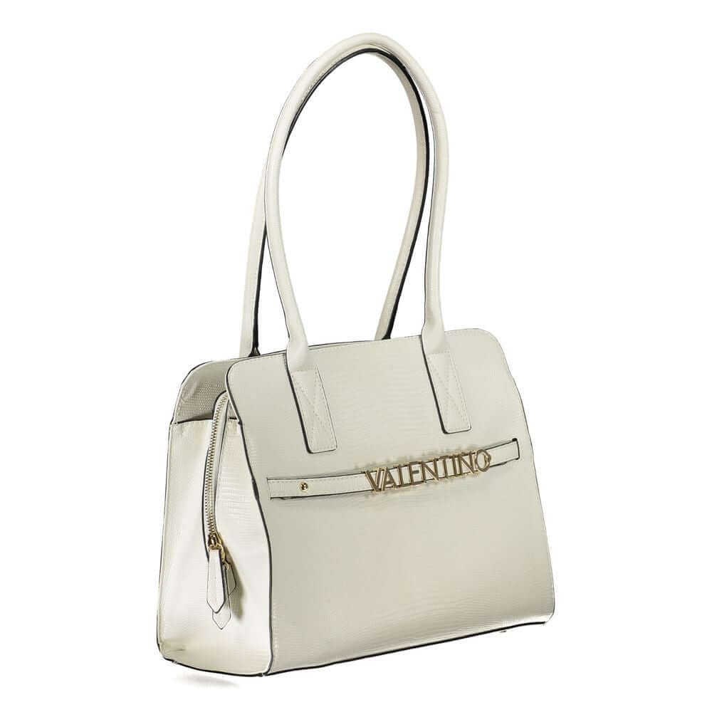 Mario Valentino White Polyethylene Handbag