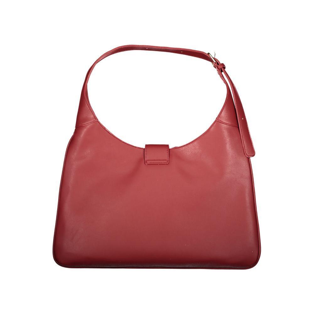 Mario Valentino Red Polyethylene Women Handbag