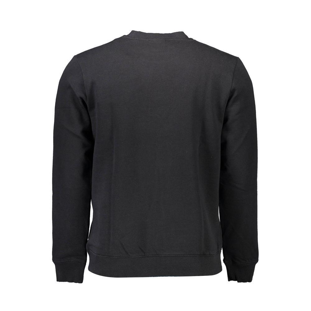 Napapijri Black Cotton Men Sweater NA-37628-S