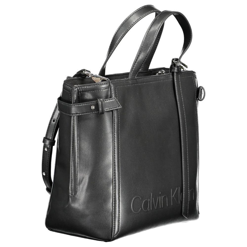 Calvin Klein Black Polyester Women Handbag