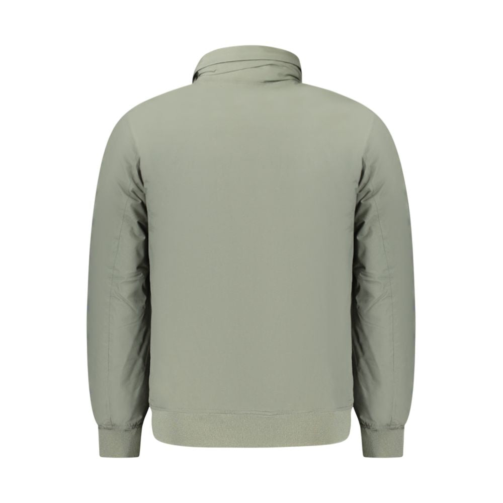 K-WAY Green Polyamide Men Jacket KW-34206-M