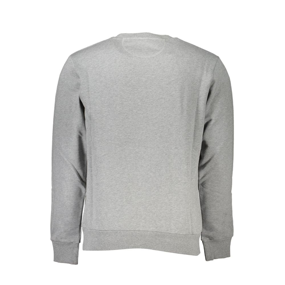 La Martina Brown Cotton Men Sweater LA-27012-M