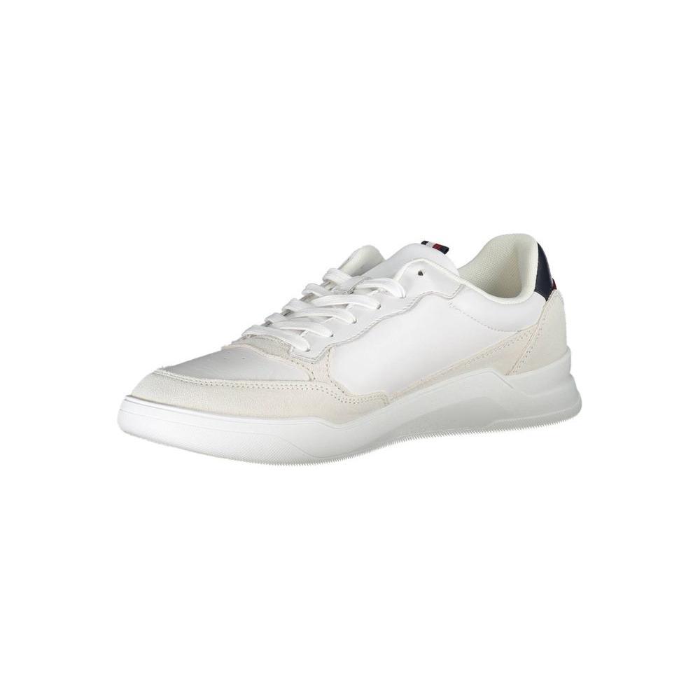 Tommy Hilfiger White Polyester Men Sneaker