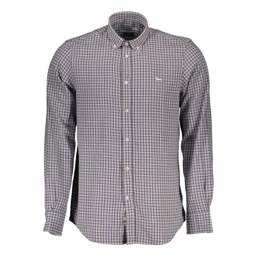 Harmont & Blaine Purple Cotton Men Shirt HA-37780-S