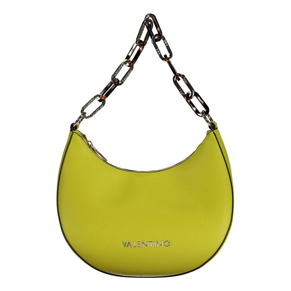 Mario Valentino Yellow Polyethylene Women Handbag