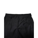Dolce & Gabbana Black Wool Striped Formal Pants PAN75588-44
