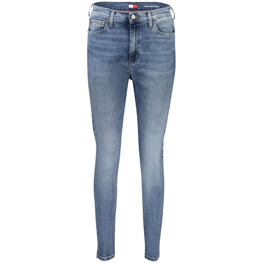 Tommy Hilfiger Blue Cotton Women's Skinny Jean