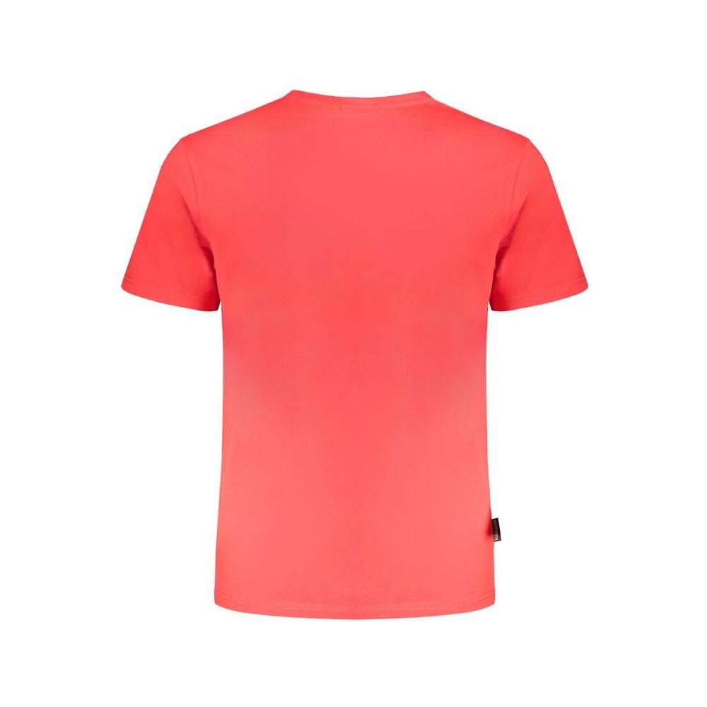Napapijri Red Cotton T-Shirt