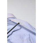 Dolce & Gabbana Blue Cotton SICILIA Long Sleeves Dress Shirt