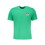 North Sails Green Cotton T-Shirt NO-27277-M